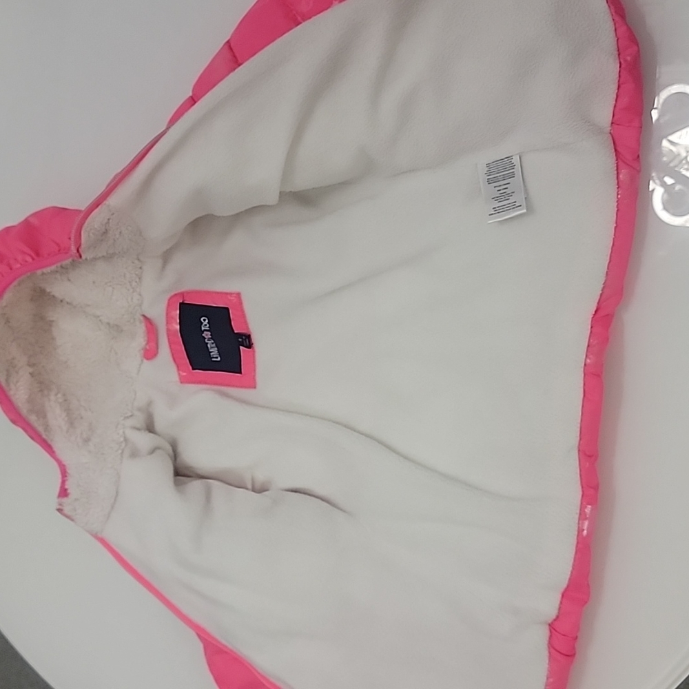 Limited Too hot pink iridescent unicorn puffer coat - Picture 10 of 10